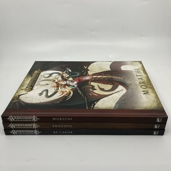 Warhammer Age of Sigmar Broken Realms Morathi Be'Lakor Kragnos Lot of 3 40k - Picture 2 of 11